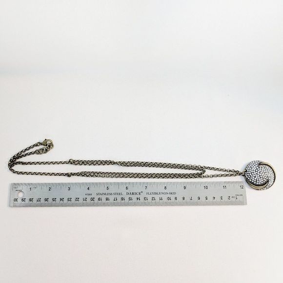 Lulu Frost for J. Crew Swirled Rhinestone Necklace - Picture 3 of 8